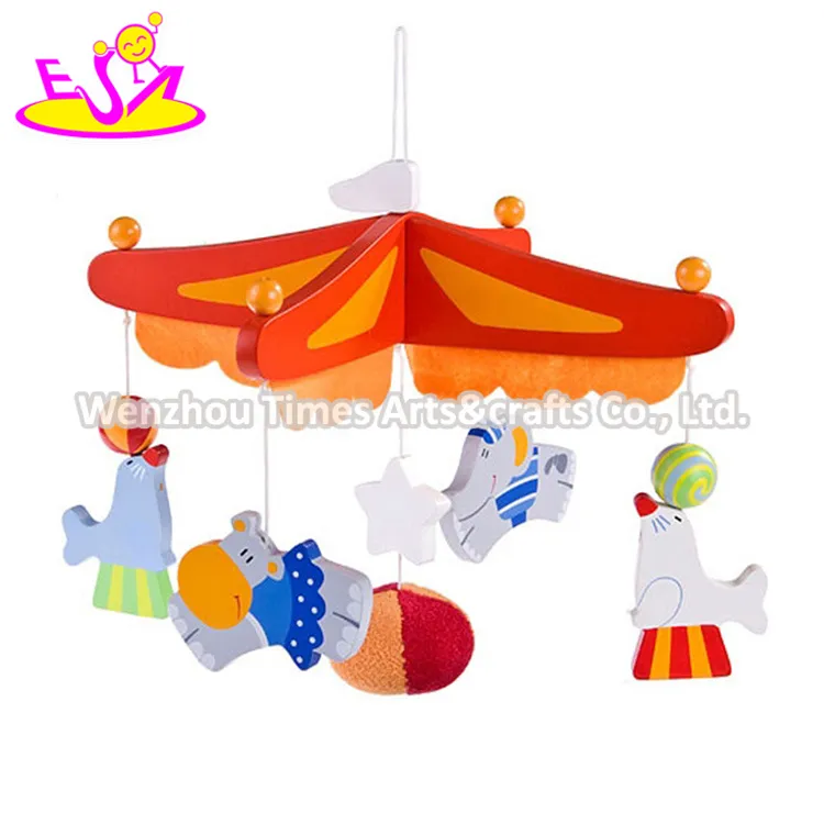 Nouveau design belle campanule en bois pour chambre de bébé W09d053